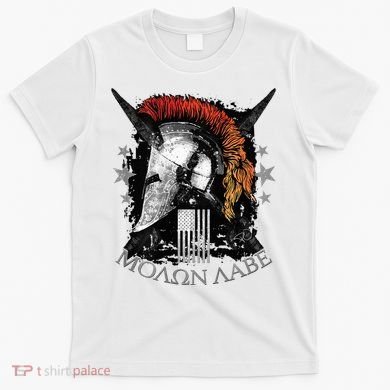 Epic Usa Molon Labe Come And Take Them Spartan 2nd Amendment T-Shirt