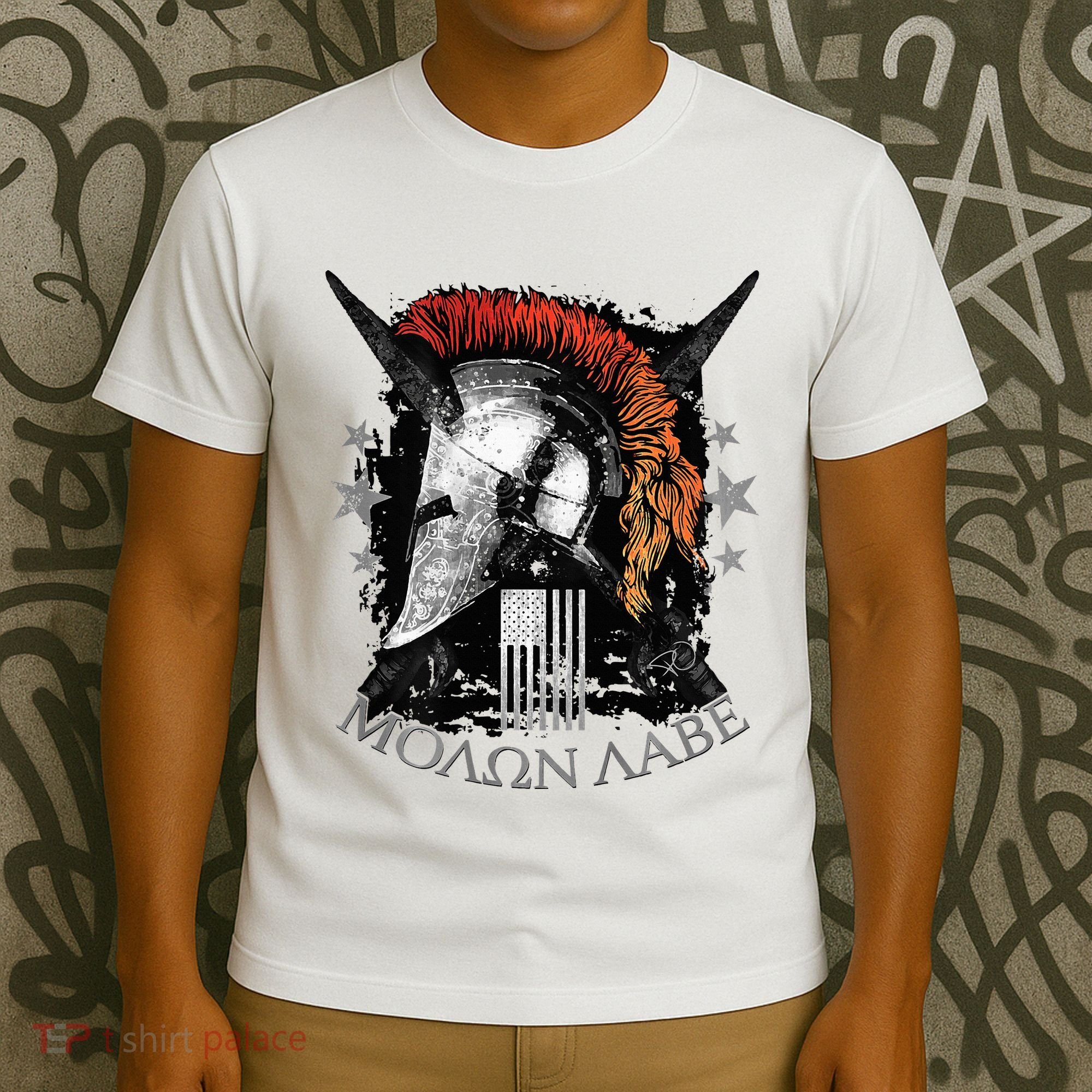 Epic Usa Molon Labe Come And Take Them Spartan 2nd Amendment T-Shirt