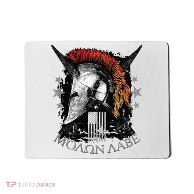 Epic Usa Molon Labe Come And Take Them Spartan 2nd Amendment Mousepad