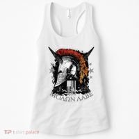 Epic Usa Molon Labe Come And Take Them Spartan 2nd Amendment Women's Tank Top thumb 0