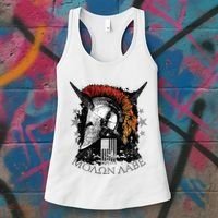 Epic Usa Molon Labe Come And Take Them Spartan 2nd Amendment Women's Tank Top thumb 3