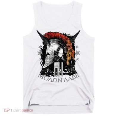 Epic Usa Molon Labe Come And Take Them Spartan 2nd Amendment Tank Top