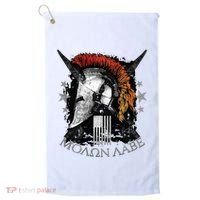 Epic Usa Molon Labe Come And Take Them Spartan 2nd Amendment Golf Towel thumb 0