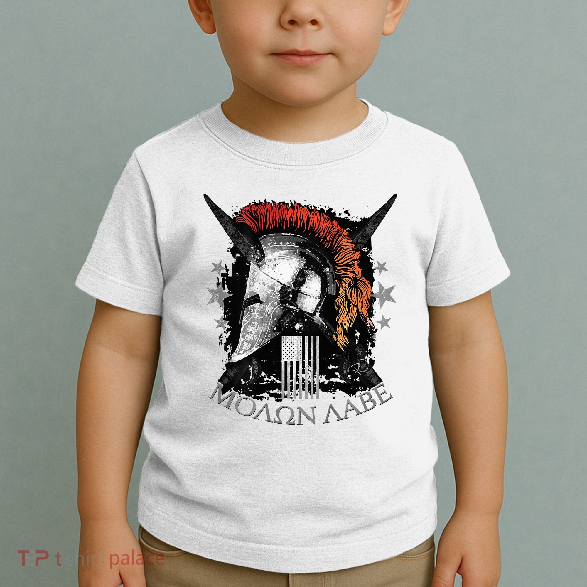 Epic Usa Molon Labe Come And Take Them Spartan 2nd Amendment Toddler T-Shirt