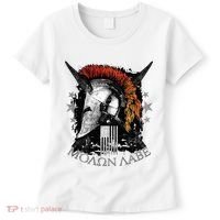 Epic Usa Molon Labe Come And Take Them Spartan 2nd Amendment Women's T-Shirt thumb 0