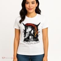 Epic Usa Molon Labe Come And Take Them Spartan 2nd Amendment Women's T-Shirt thumb 4