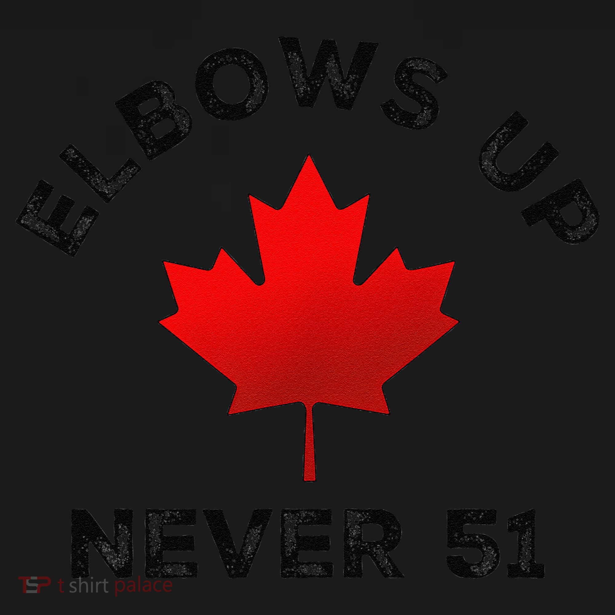 Elbows Up - Never 51 State Canada Flag Stand Strong Pajama Set