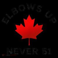 Elbows Up - Never 51 State Canada Flag Stand Strong Ornament thumb 1