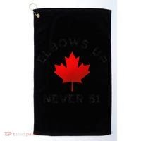 Elbows Up - Never 51 State Canada Flag Stand Strong Golf Towel thumb 0