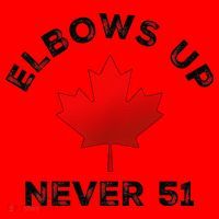 Elbows Up - Never 51 State Canada Flag Stand Strong Santa Hat thumb 1