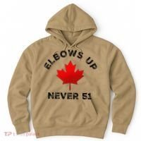 Elbows Up - Never 51 State Canada Flag Stand Strong Hoodie thumb 0