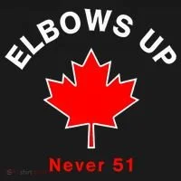 Elbows Up Never 51 Canada Flag Stand Strong Women's Hoodie thumb 2