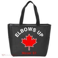Elbows Up Never 51 Canada Flag Stand Strong Tote Bag thumb 0