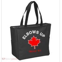 Elbows Up Never 51 Canada Flag Stand Strong Tote Bag thumb 2