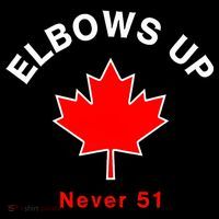Elbows Up Never 51 Canada Flag Stand Strong Tote Bag thumb 4