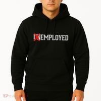 Employed Unemployed New Jobfirst Job Gift Hoodie thumb 2
