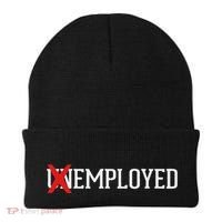 Employed Unemployed New Jobfirst Job Gift Beanie thumb 0