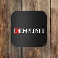 Employed Unemployed New Jobfirst Job Gift Coaster thumb 0
