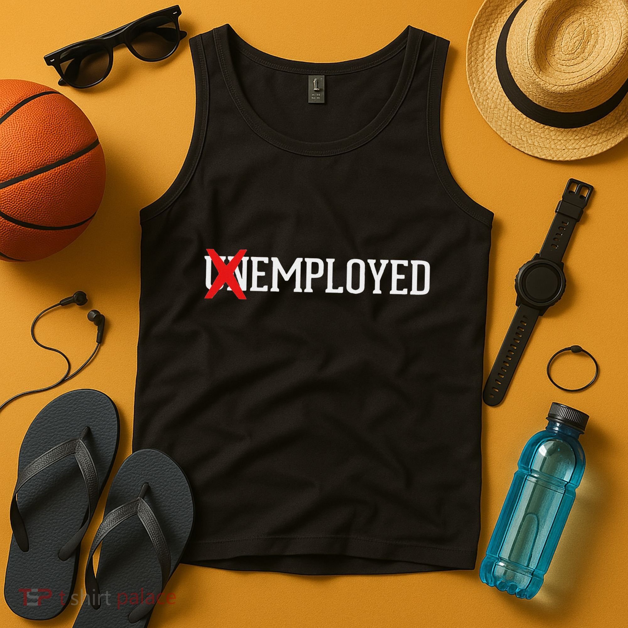 Employed Unemployed New Jobfirst Job Gift Tank Top