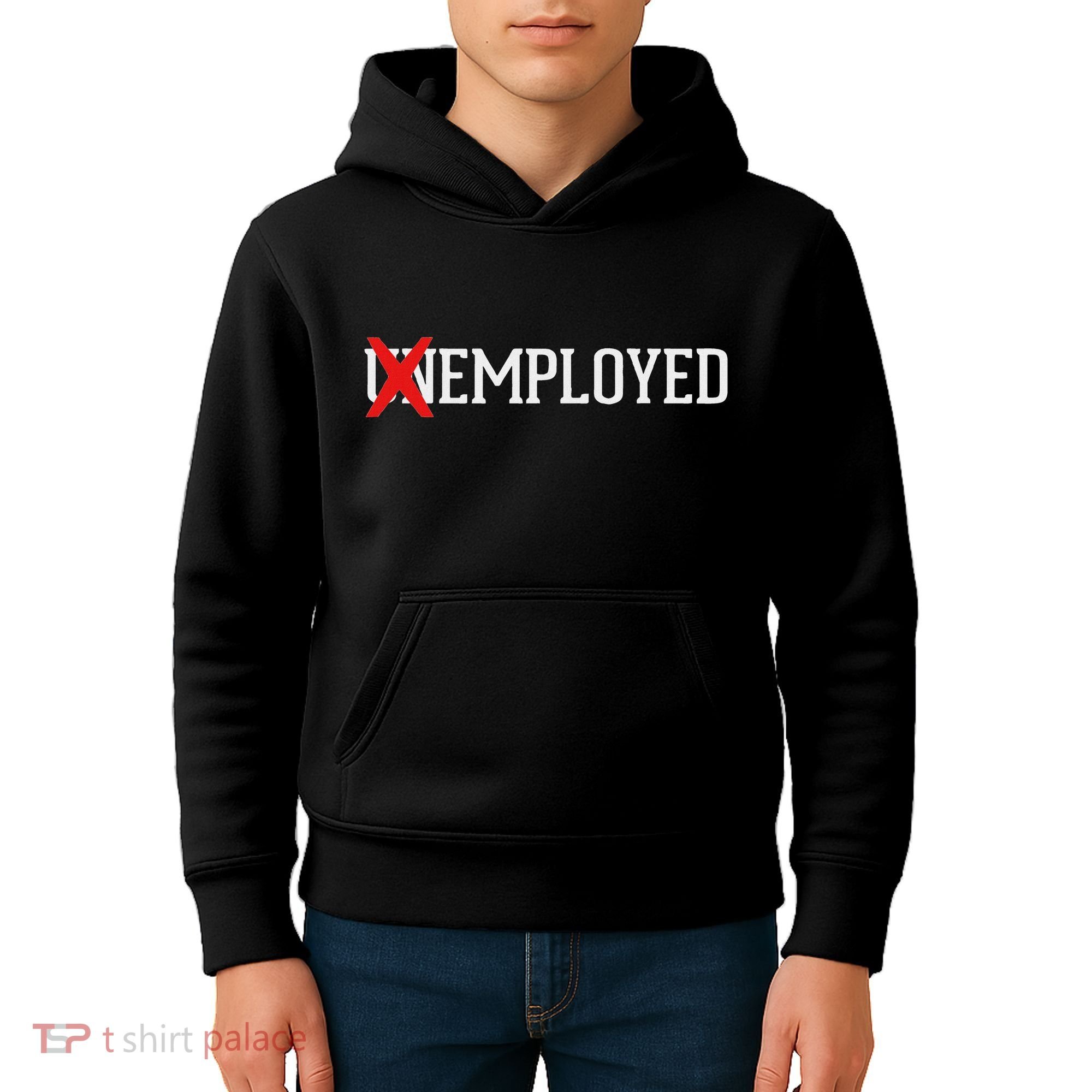 Employed Unemployed New Jobfirst Job Gift Kids Hoodie