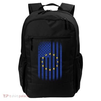 Vintage European Flag Backpack