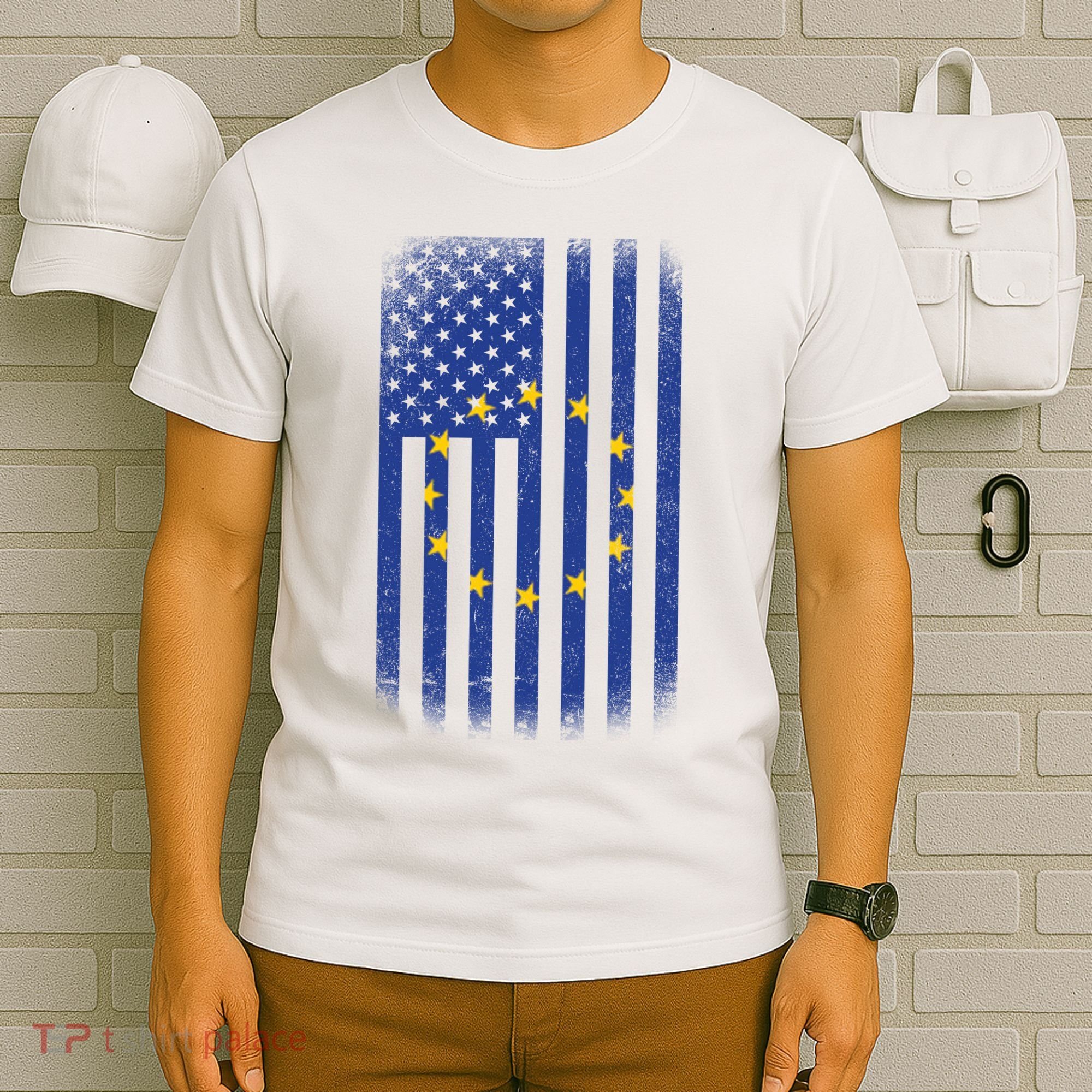Vintage European Flag T-Shirt