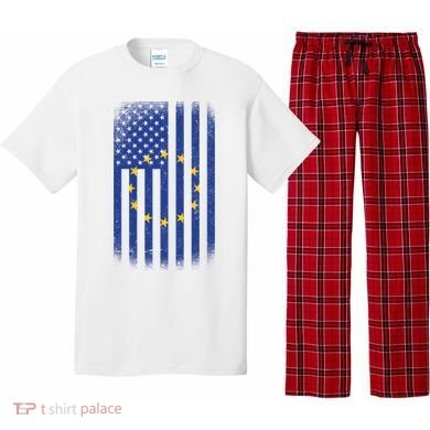 Vintage European Flag Pajama Set