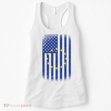 Vintage European Flag Women's Tank Top