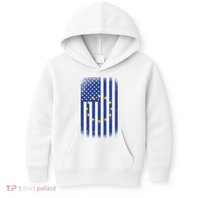 Vintage European Flag Kids Hoodie