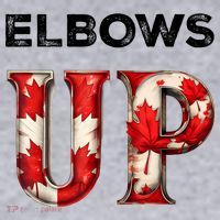 Elbows Up Proud Canadians Against Tariffs Women's Sweatshirt thumb 2