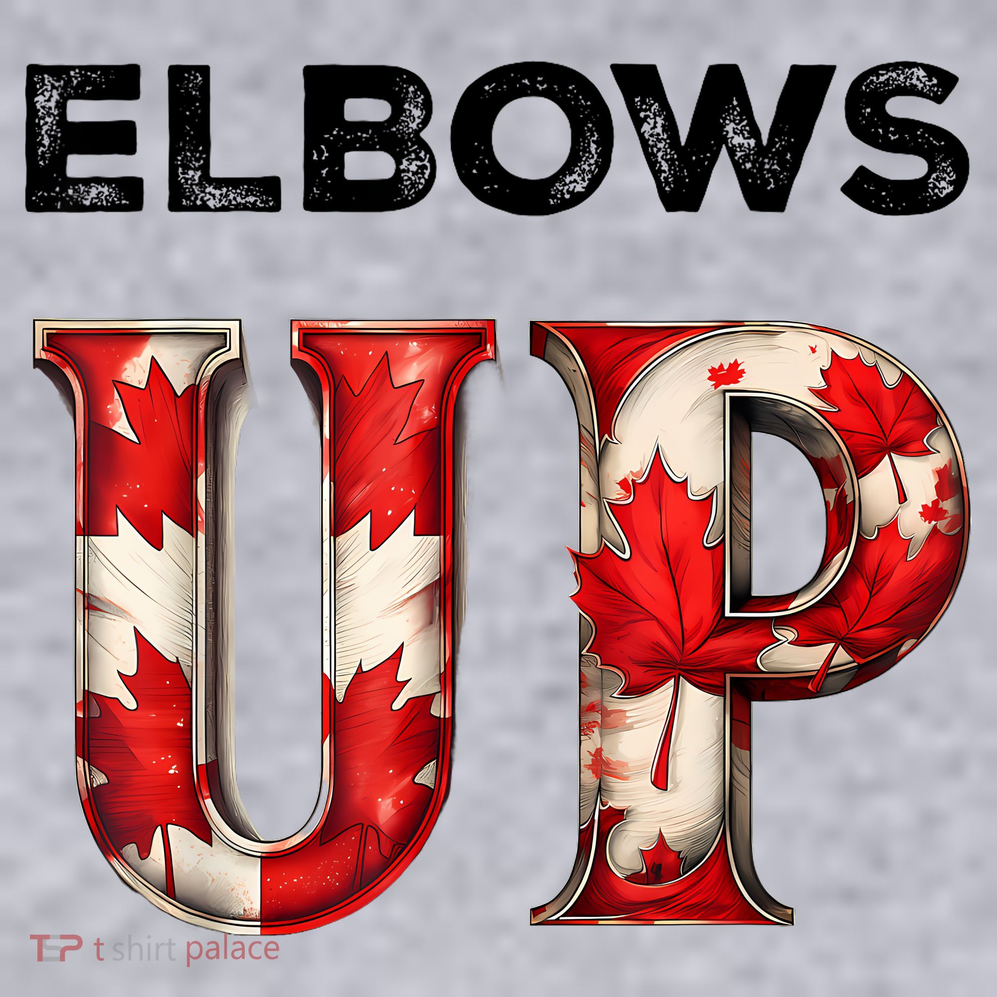 Elbows Up Proud Canadians Against Tariffs Women's Sweatshirt
