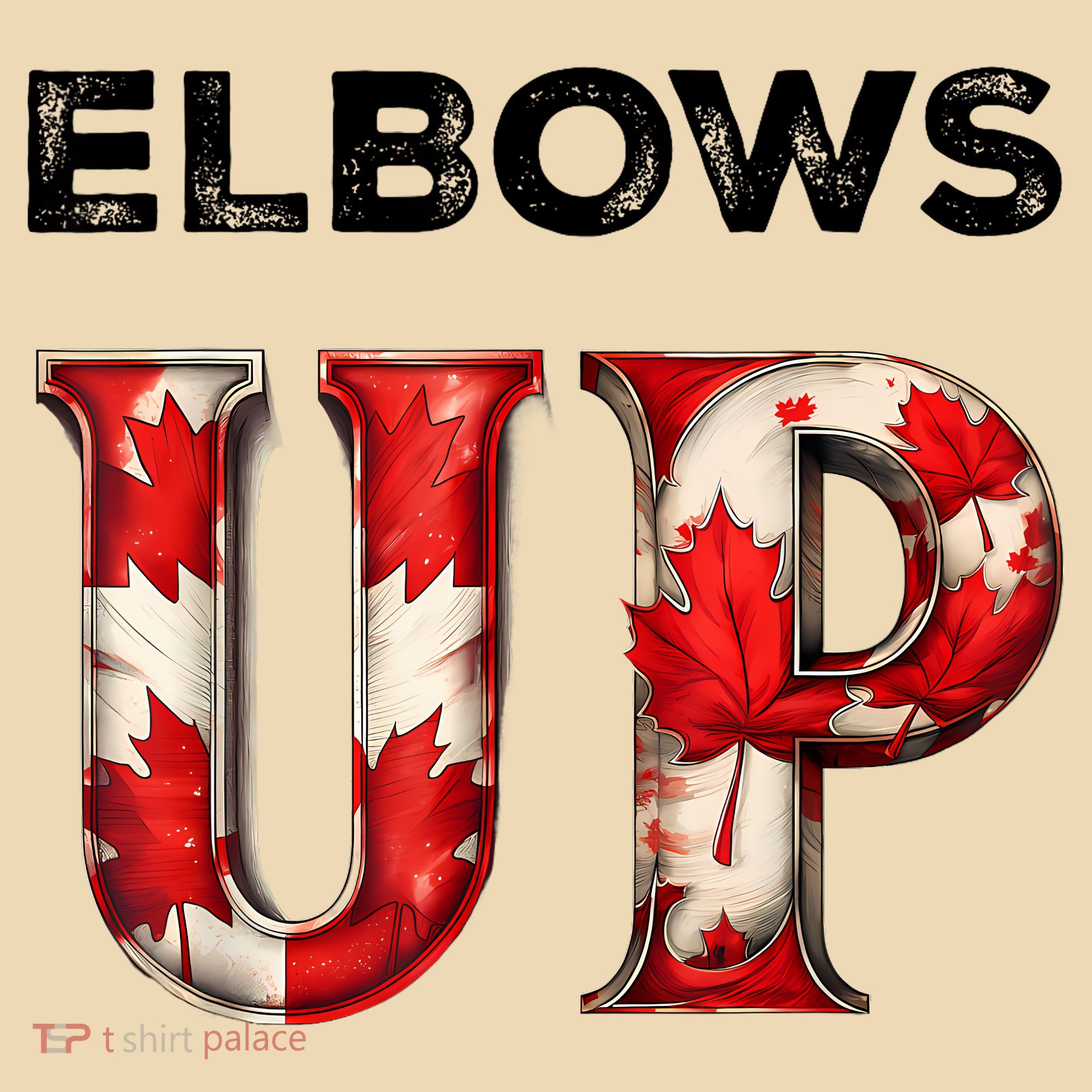 Elbows Up Proud Canadians Against Tariffs Tote Bag
