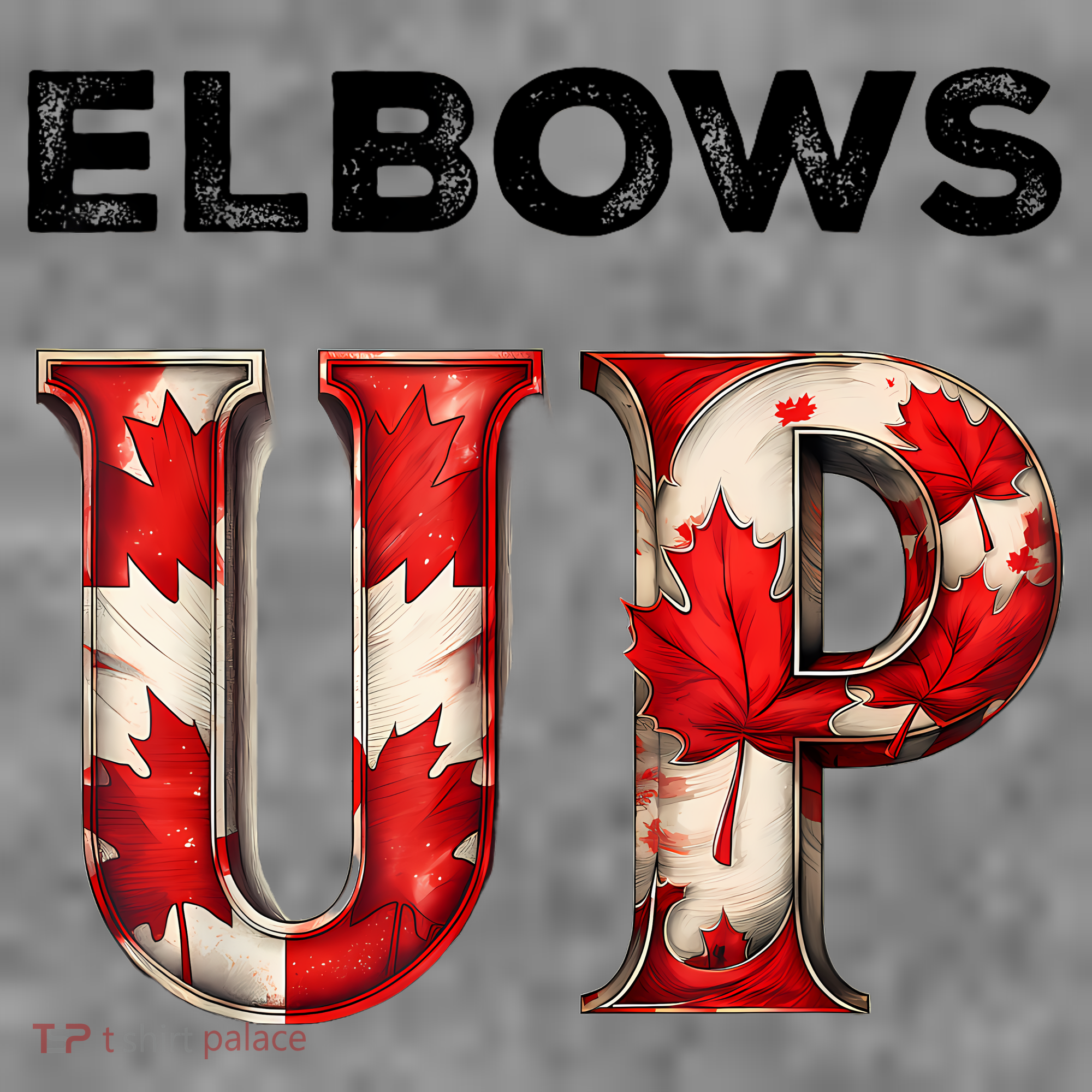 Elbows Up Proud Canadians Against Tariffs Toddler Hoodie