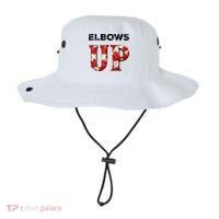 Elbows Up Proud Canadians Against Tariffs Bucket Hat thumb 0