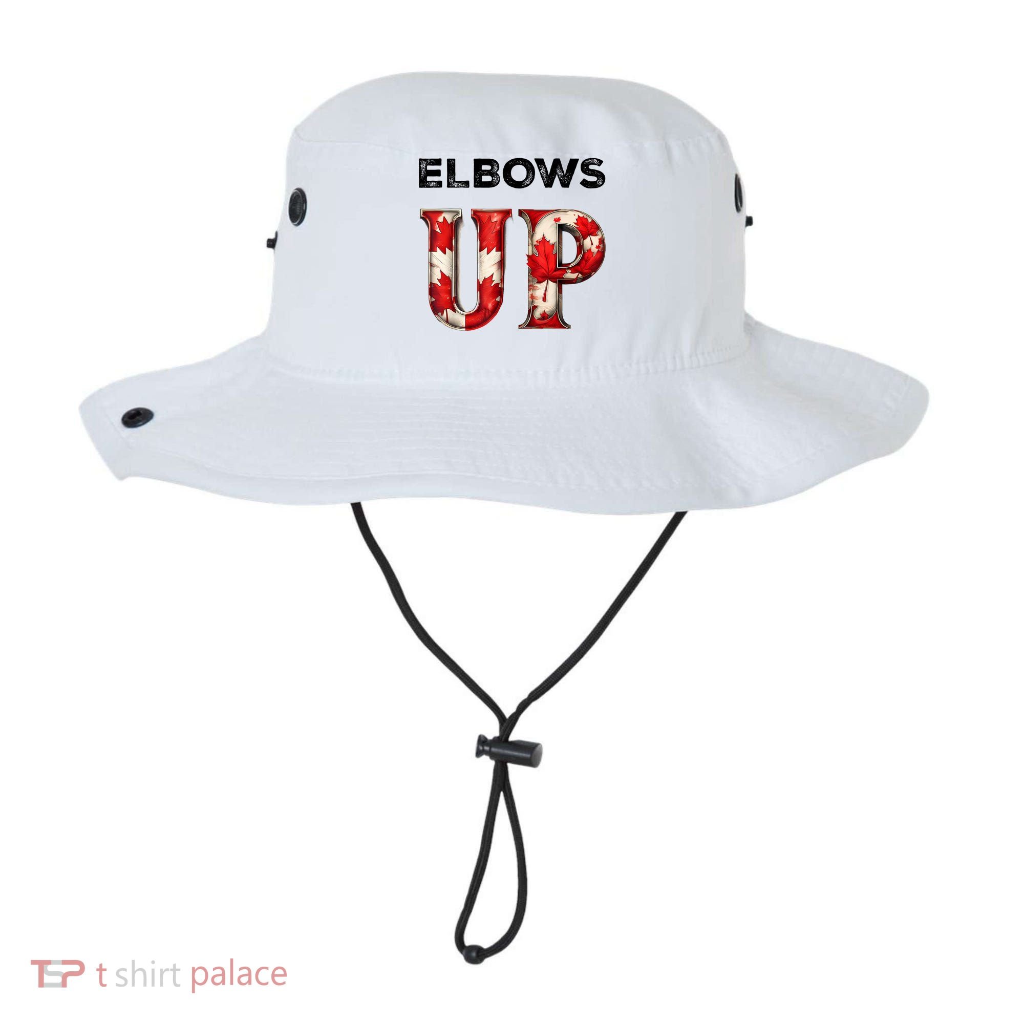 Elbows Up Proud Canadians Against Tariffs Bucket Hat