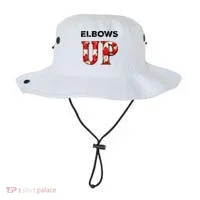 Elbows Up Proud Canadians Against Tariffs Bucket Hat thumb 0