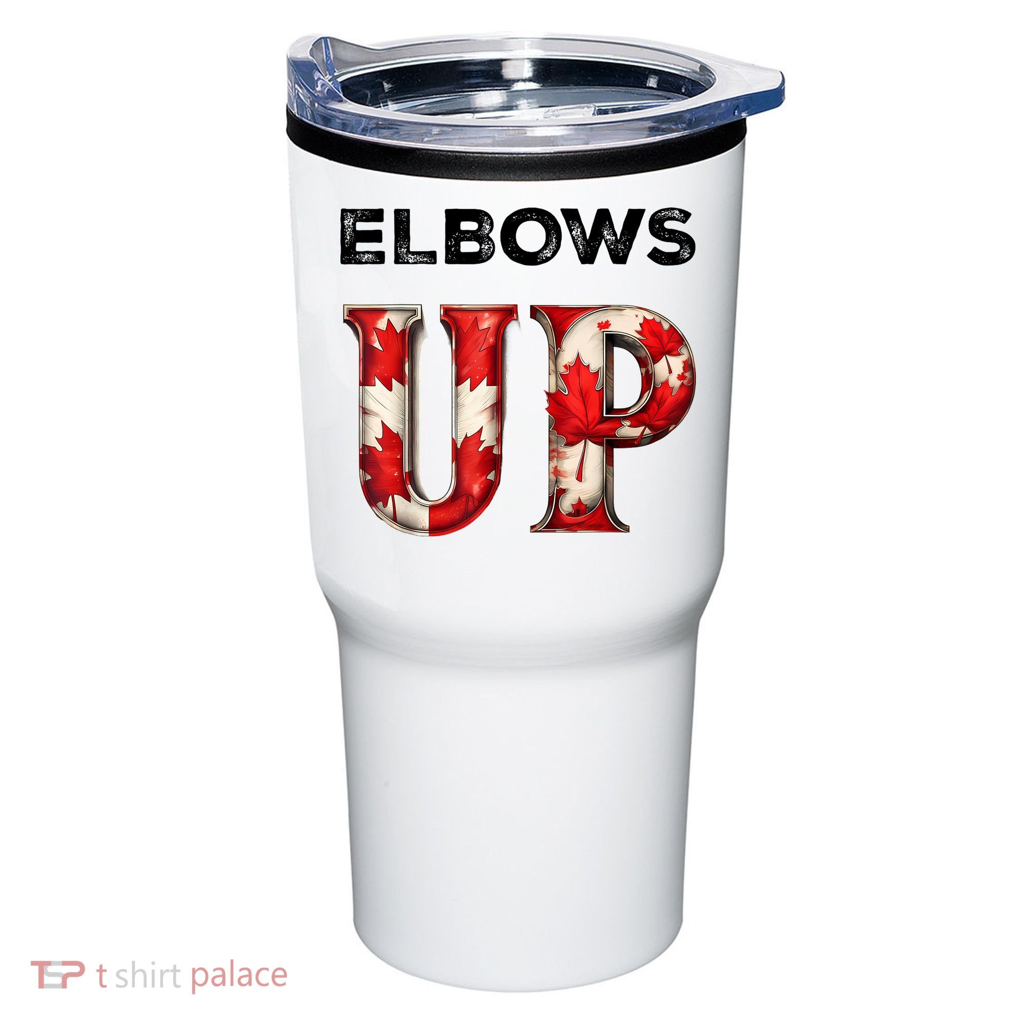 Elbows Up Proud Canadians Against Tariffs Tumbler