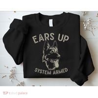 Ears Up System Armed Dog Lover Gift Animal German Shepherd Sweatshirt thumb 2