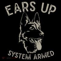 Ears Up System Armed Dog Lover Gift Animal German Shepherd Sweatshirt thumb 3