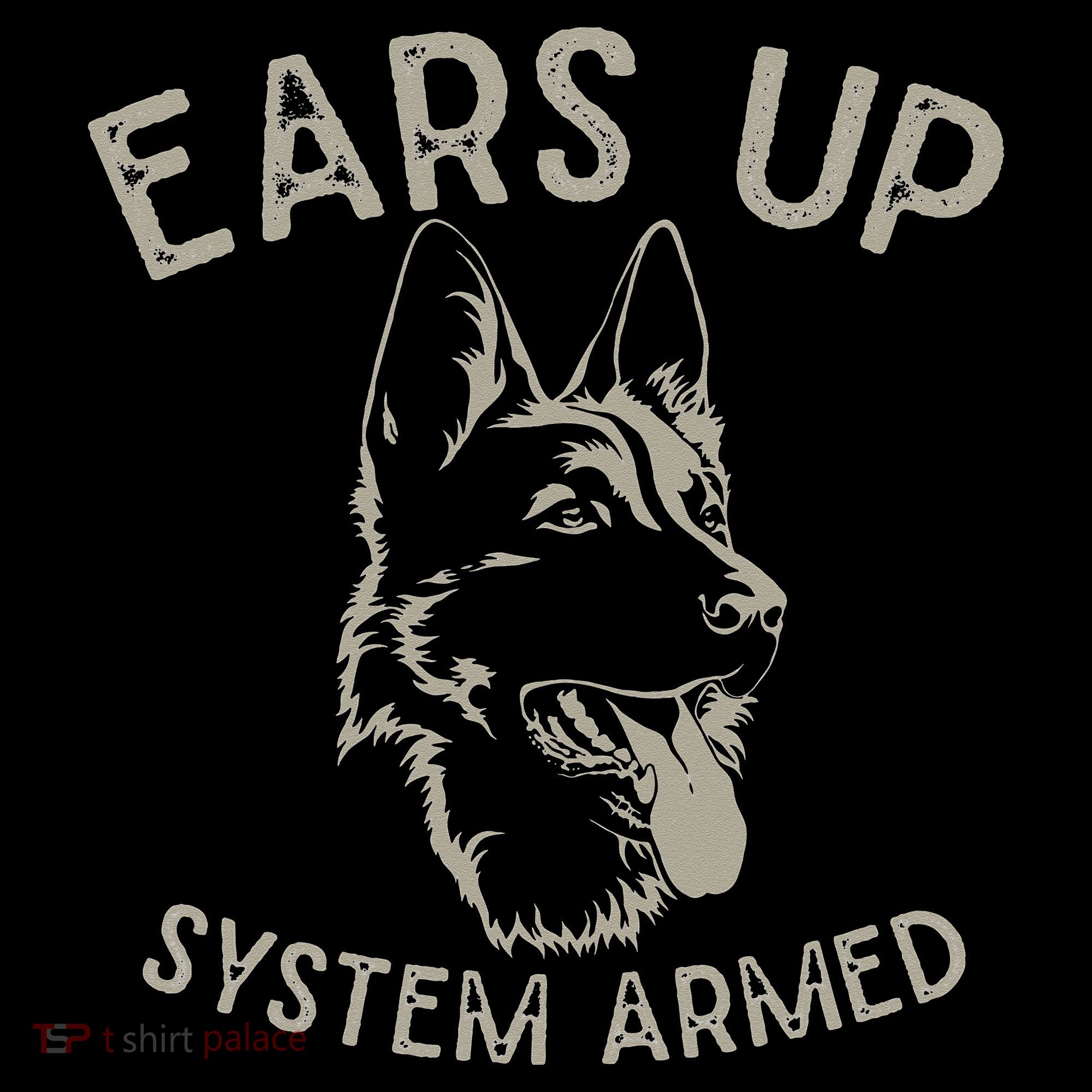 Ears Up System Armed Dog Lover Gift Animal German Shepherd Sweatshirt