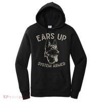 Ears Up System Armed Dog Lover Gift Animal German Shepherd Women's Hoodie thumb 0