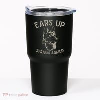 Ears Up System Armed Dog Lover Gift Animal German Shepherd Tumbler thumb 0