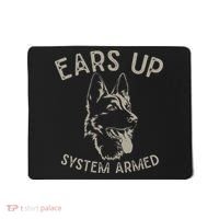 Ears Up System Armed Dog Lover Gift Animal German Shepherd Mousepad thumb 0