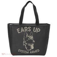 Ears Up System Armed Dog Lover Gift Animal German Shepherd Tote Bag thumb 0