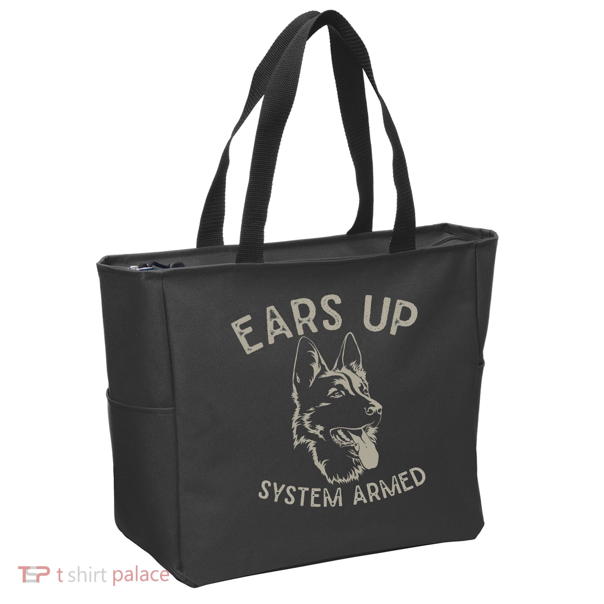 Ears Up System Armed Dog Lover Gift Animal German Shepherd Tote Bag