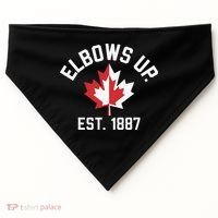 Elbows Up Strong Canada Est 1867 Proud Canadian USA-Made Doggie Bandana thumb 0