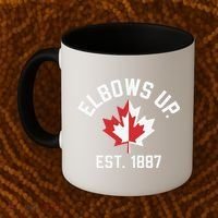 Elbows Up Strong Canada Est 1867 Proud Canadian Coffee Mug thumb 2