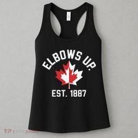Elbows Up Strong Canada Est 1867 Proud Canadian Women's Tank Top thumb 3