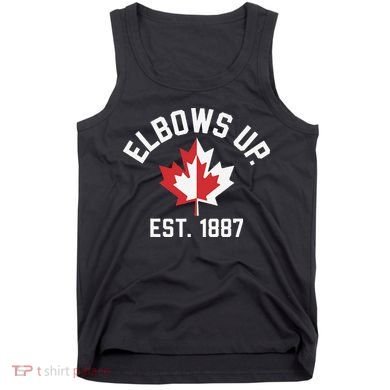 Elbows Up Strong Canada Est 1867 Proud Canadian Tank Top