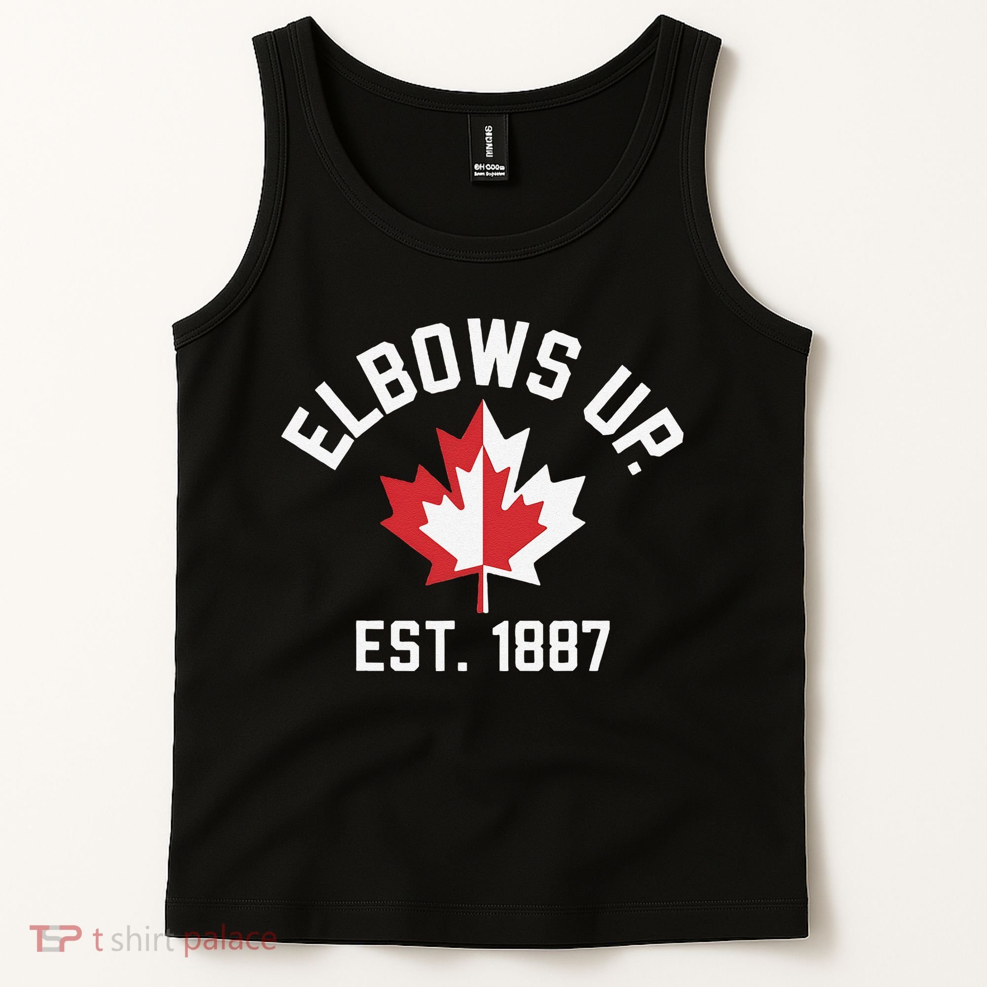 Elbows Up Strong Canada Est 1867 Proud Canadian Tank Top